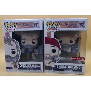 Funko Pop!: Cast Away - Chuck Noland - Target (T) (Exclusive) #792 and #791